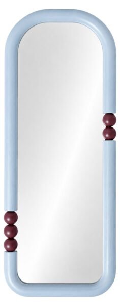 Mira Beads Mirror — Baby Blue