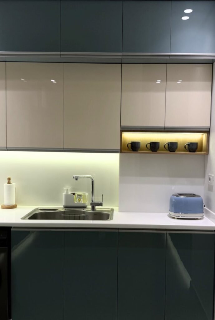 Azure Teal Kitchen
