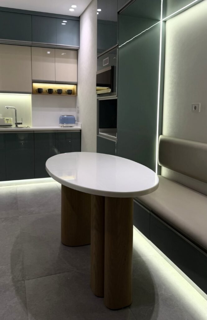 Azure Teal Kitchen
